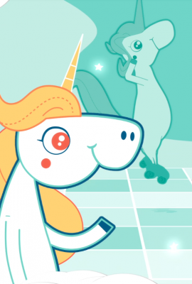 Character Animation: Banco Azul – Pinino version Unicornio