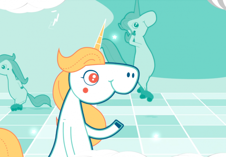 Character Animation: Banco Azul – Pinino version Unicornio